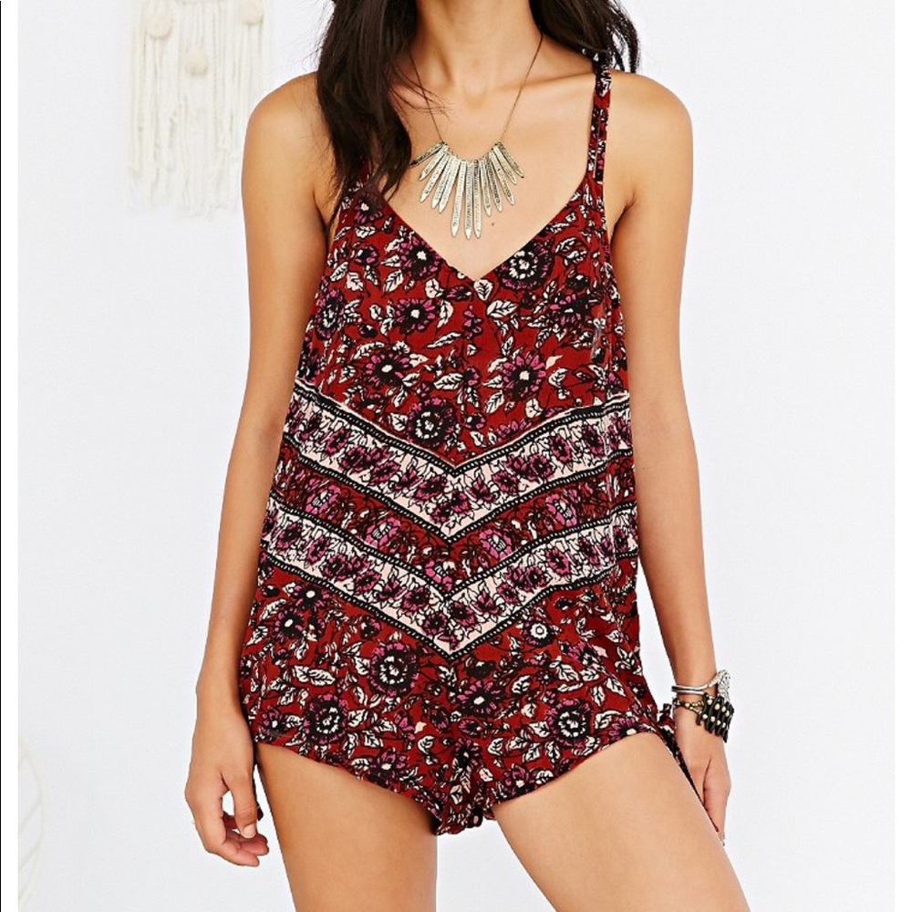 Chic Paisley Print Romper